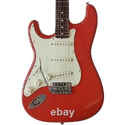 Fender Mij Limited Edition 60 Traditional Stratocaster Gauchère Fiesta Rouge