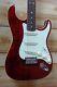 Fender Mij Limitée Aerodyne Classique Stratocaster Flame Maple Top Red Withgigbag
