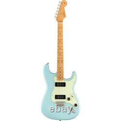 Fender Noventa Stratocaster Guitare Électrique, Touche en Erable, Bleu Daphne