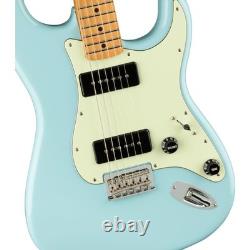 Fender Noventa Stratocaster Guitare Électrique, Touche en Erable, Bleu Daphne