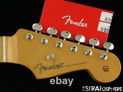 Fender Noventa Stratocaster Strat Neck Tuners 9.5 Radius C Guitar Maple