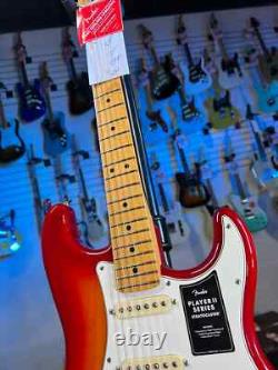 Fender Player II Stratocaster Aged Cherry Burst Touche en Érable ! 678