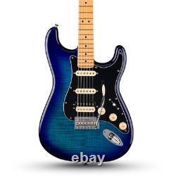 Fender Player II Stratocaster HSS Plus Top avec touche en érable guitare édition limitée Blue Brst
