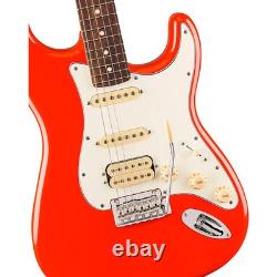Fender Player II Stratocaster HSS, touche en palissandre, guitare électrique Coral Red