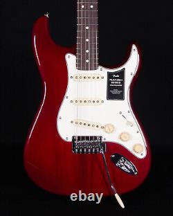 Fender Player II Stratocaster, Touche en Palissandre, Acajou Creusé, Transparent