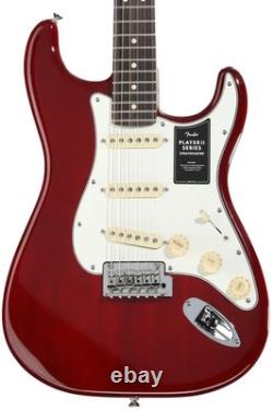 Fender Player II Stratocaster guitare électrique Transparent Cherry Burst avec