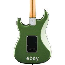 Fender Player II Stratocaster modifiée en érable avec touche en palissandre, guitare Harvest Green Metallic