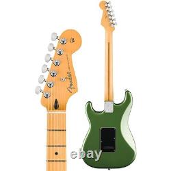Fender Player II Stratocaster modifiée en érable avec touche en palissandre, guitare Harvest Green Metallic