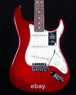 Fender Player II Stratocaster, touche en palissandre, acajou chambré, transparent