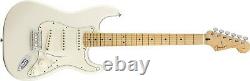 Fender Player Stratocaster Érable Blanc Polaire Guitare Marque NEUVE