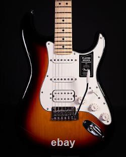 Fender Player Stratocaster HSS, touche en érable, Sunburst 3 couleurs