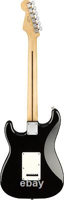 Fender Player Stratocaster Noir avec Touche en Pau Ferro