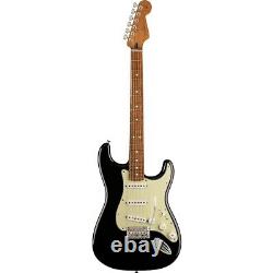 Fender Player Stratocaster Roasted MP FB Fat'50s Pickups LE Guitar Black would be translated to: Fender Player Stratocaster rôtie MP FB Fat'50s Pickups LE Guitare Noire.