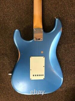 Fender Road Worn 60's Stratocaster Guitare Électrique En Bleu Lac Placid
