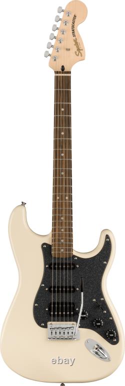 Fender Squier Affinity Stratocaster HSS Olympic White - Traduisez en français