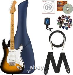 Fender Squier Classic Vibe'50s Stratocaster Sunburst 2 Couleurs avec Housse de Transport Fender Squier Classic Vibe'50s Stratocaster Sunburst 2 Couleurs avec Housse de Transport