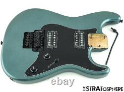 Fender Squier Contemporain Hh Floyd Rose Stratocaster Loaded Body Gunmetal