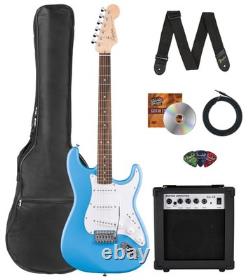 Fender Squier Debut Stratocaster Bleu Californie avec Amplificateur Fender Squier Debut Stratocaster Bleu Californie avec Amplificateur