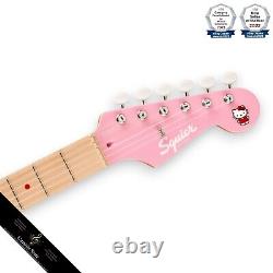 Fender Squier Édition Limitée Hello Kitty Stratocaster Touche en Érable Rose JP