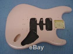Fender Squier Shell Rose Stratocaster Hardtail Fat Strat Corps Ht Guitare Électrique