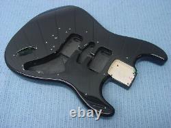 Fender Squier Strat Stratocaster Black Hardtail Guitare Électrique Ht Fat