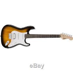 Fender Squier Stratocaster Bullet Strat Hss Ht Guitare, Brown Sunburst