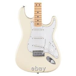 Fender Standard Stratocaster Électrique 6 Cordes Droitier Blanc Olympique