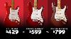 Fender Standard Vs Fender Player Ii Vs Squier Classic Vibe Series