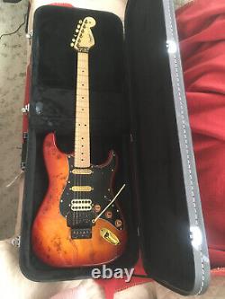 Fender Stratocaster American Custom Floyd Rose Burl (Rare) - Fabriquée aux États-Unis