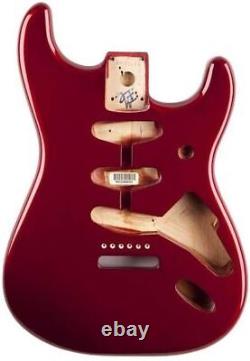 Fender Stratocaster Corps en Aulne Monture de Pont Vintage Rouge Pomme Candy