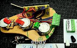 Fender Stratocaster Souderless Hss Wiring Upgrade 10 Way Switch = 5 Nouveaux Tons