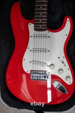 Fender Stratocaster en érable Fat Red Wine de 2003