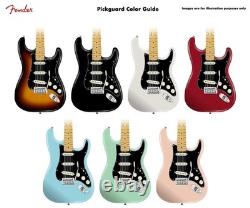 Fender Tex Mex Plaque de Pickguard Pré-câblée Stratocaster Noire 3-Ply