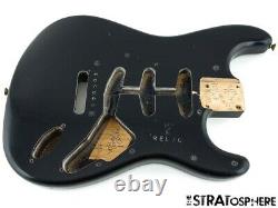 Fender USA Custom Shop 1969 Journeyman Relic Stratocaster Body Strat 69 Noir