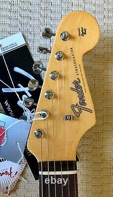 Fender Vintage Hot Rod'60 Stratocaster Hscs Tous Les Tags & Candy Olympic White