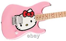 Fender x Hello Kitty 50e anniversaire Stratocaster Rose avec étui souple NEUF