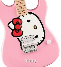 Fender x Hello Kitty 50e anniversaire Stratocaster Rose avec étui souple NEUF