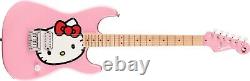 Fender x Hello Kitty 50e anniversaire Stratocaster Rose avec étui souple NEUF