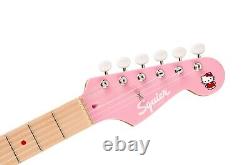 Fender x Hello Kitty 50e anniversaire Stratocaster Rose avec étui souple NEUF