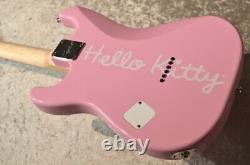 Fender x Hello Kitty 50e anniversaire Stratocaster Rose avec étui souple NEUF