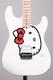 Fender X Hello Kitty Stratocaster Blanche à Touche En Érable Avec Housse De Transport