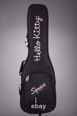 Fender x Hello Kitty Stratocaster Blanche à Touche en Érable avec Housse de Transport Fender x Hello Kitty Stratocaster Blanche à Touche en Érable avec Housse de Transport