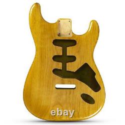 Finition Naturelle Brillant Fender Stratocaster Compatible Guitar Body 2 Piece Alder
