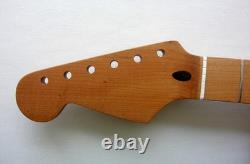 GUITARE À NECK EN UN PIÈCE DE STYLE STRATOCASTER GAUCHE, TOASTÉE, COMPATIBLE AVEC WARMOTH, FENDER STRAT