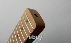 GUITARE À NECK EN UN PIÈCE DE STYLE STRATOCASTER GAUCHE, TOASTÉE, COMPATIBLE AVEC WARMOTH, FENDER STRAT