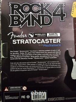 Groupe de musique Rock Band 4 PS4 NEUF SOUS BLISTER Fender Stratocaster inclus Jeu