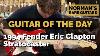 Guitare Du Jour 1994 Fender Eric Clapton Stratocaster Torino Red Norman S Rare Guitares