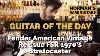 Guitare Du Jour Fender American Vintage Reissue Fsr 1970 S Stratocaster Norman S Rare Guitares