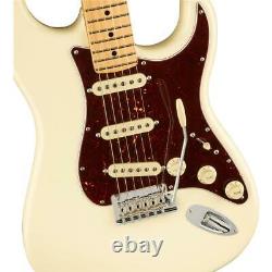 Guitare Électrique Fender American Pro II Stratocaster, Maple, Blanc Olympique