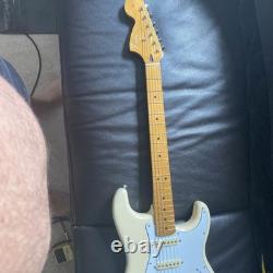 Guitare Électrique Fender Jimi Hendrix Stratocaster 6 Cordes Blanc Olympique